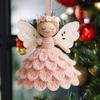 Kit Uncinetto Angelo Decorazione con Istruzioni Decorazione Festiva Kit Uncinetto per Principianti per Donne Adolescenti Bambini Amanti dell'Artigianato Casa