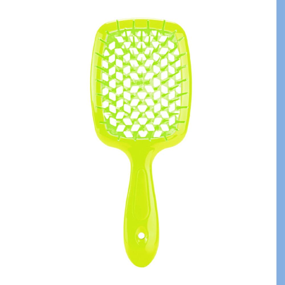 

Расческа с полой сеткой с широкими зубьями, расческа для массажа женской кожи головы, щетка для волос, полая расческа и бытовой инструмент для укладки волос