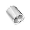 Exhaust Muffler Tip Black/Silver For Mazda CX-5 CX-4 CX-3 CX-30 CX-50 Stainless Steel Exhaust Tip Tailpipe Nozzle Exhaust System