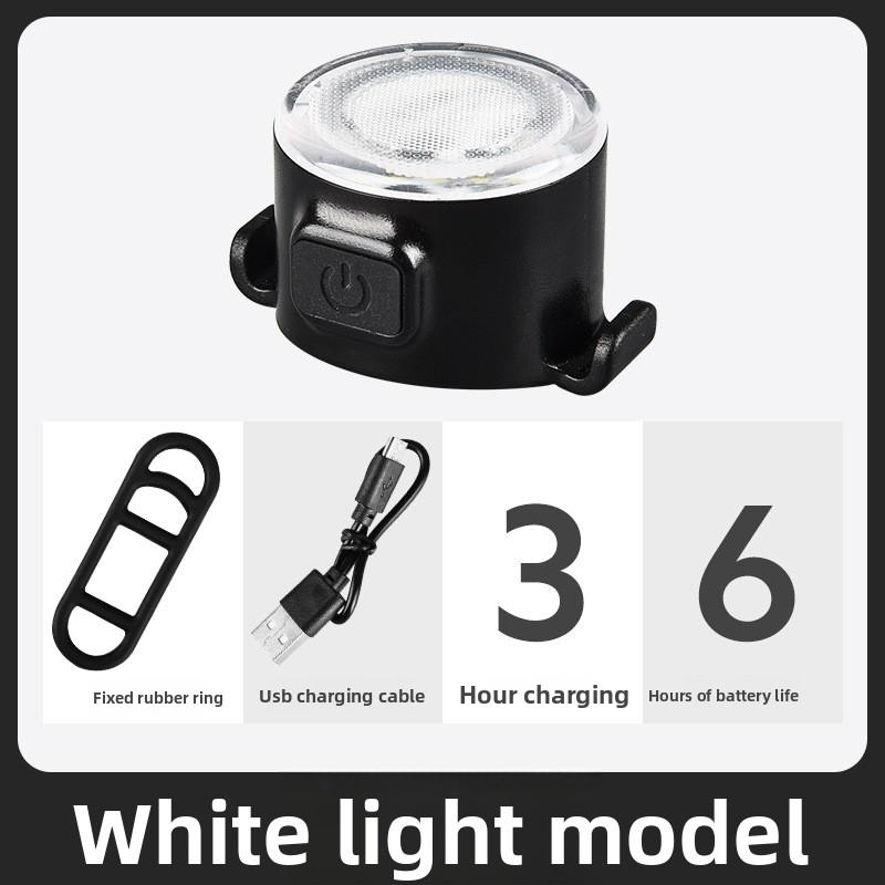 

USB Яркий Велосипедный Задний Фонарь, Комплект Передних Фар для Горного Велосипеда, Предупреждающий Фонарь Безопасности для Ночной Езды белый