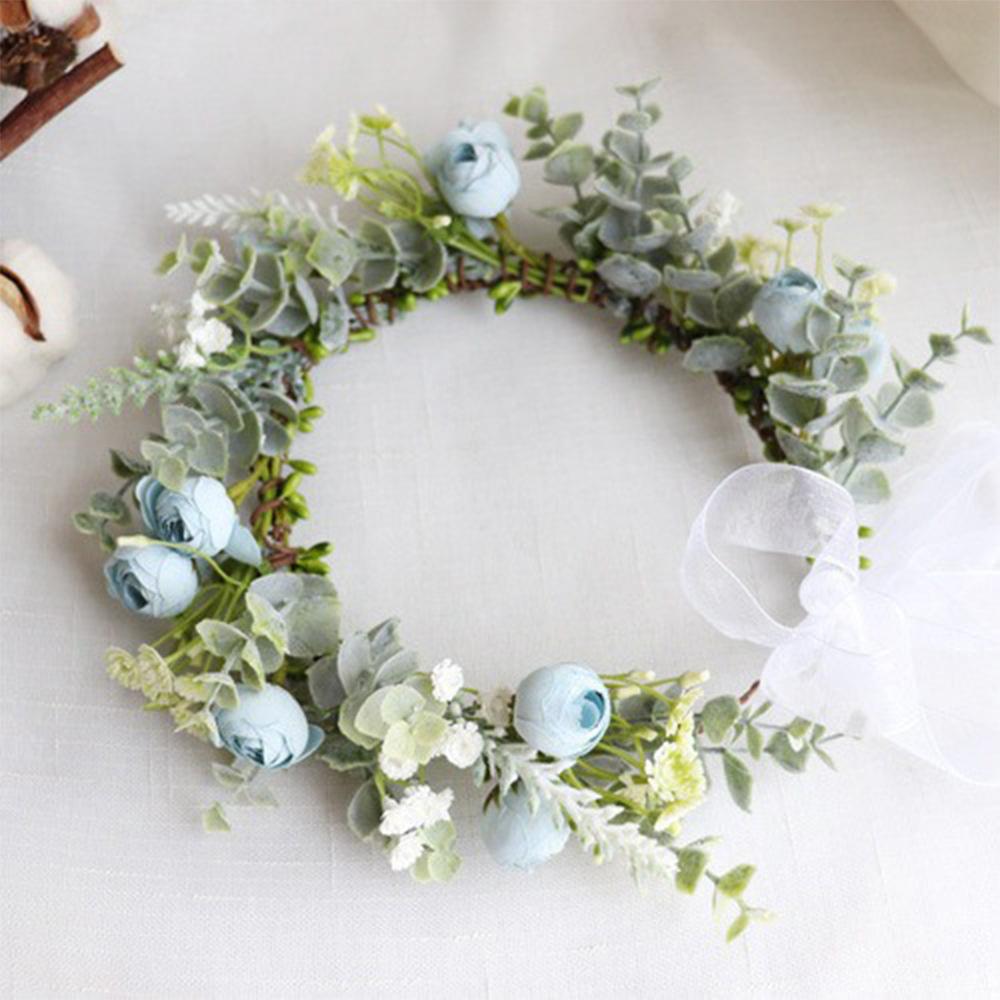 Forest Flower Headbands Festival Wedding Photo Props Headwear Floral Headpiece for Women Girls