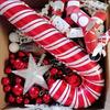 5pcs 84x39cm Christmas Candy Cane Foil Balloons Xmas Walking Stick Candy Balloon Christmas New Year Party Decoration