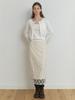 Liel Faint Lace Skirt (Natural)