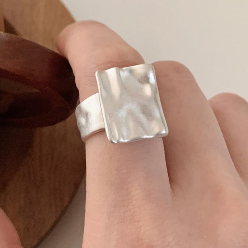 PANJBJ Real 925 Silver Retro Round Ring For 2 Rigns Women Chain Vintage Fine Jewelry Minimalist Accessories Gift