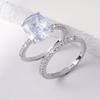 Exquisite and fashionable women's simple temperament multifunctional ring, personalized and creative high-end couple engagement set