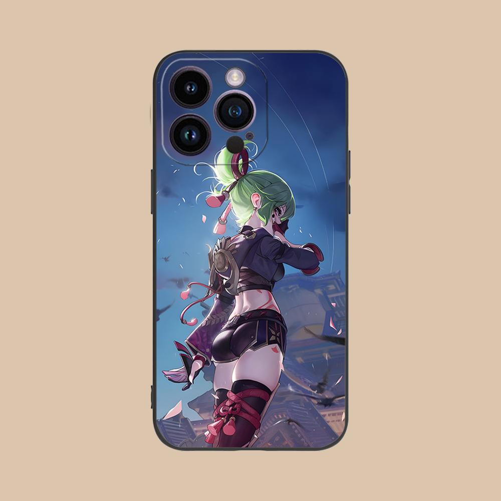 Game GI Kuki Shinobu Mobile Phone Case for iPhone 17 16 15 14 13 12 11 X XR XS 8 7 Air Pro Max Plus Mini Colorful Cover Pretty
