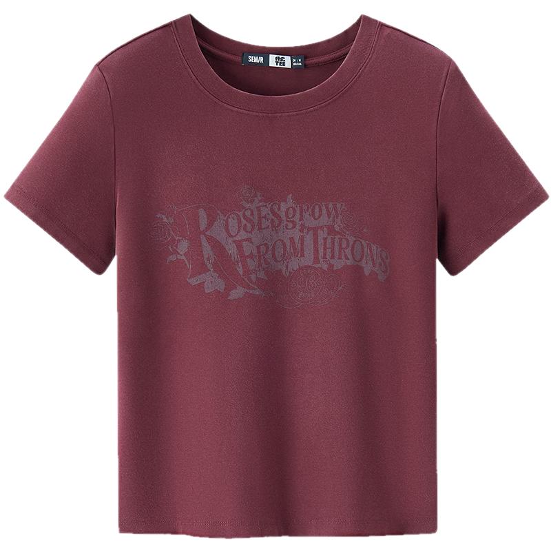 Semir Women s Vintage Print Short Sleeve T-Shirt L