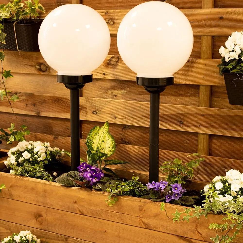 Solar Garden Spike Light Sphere, Cold, , 1pc