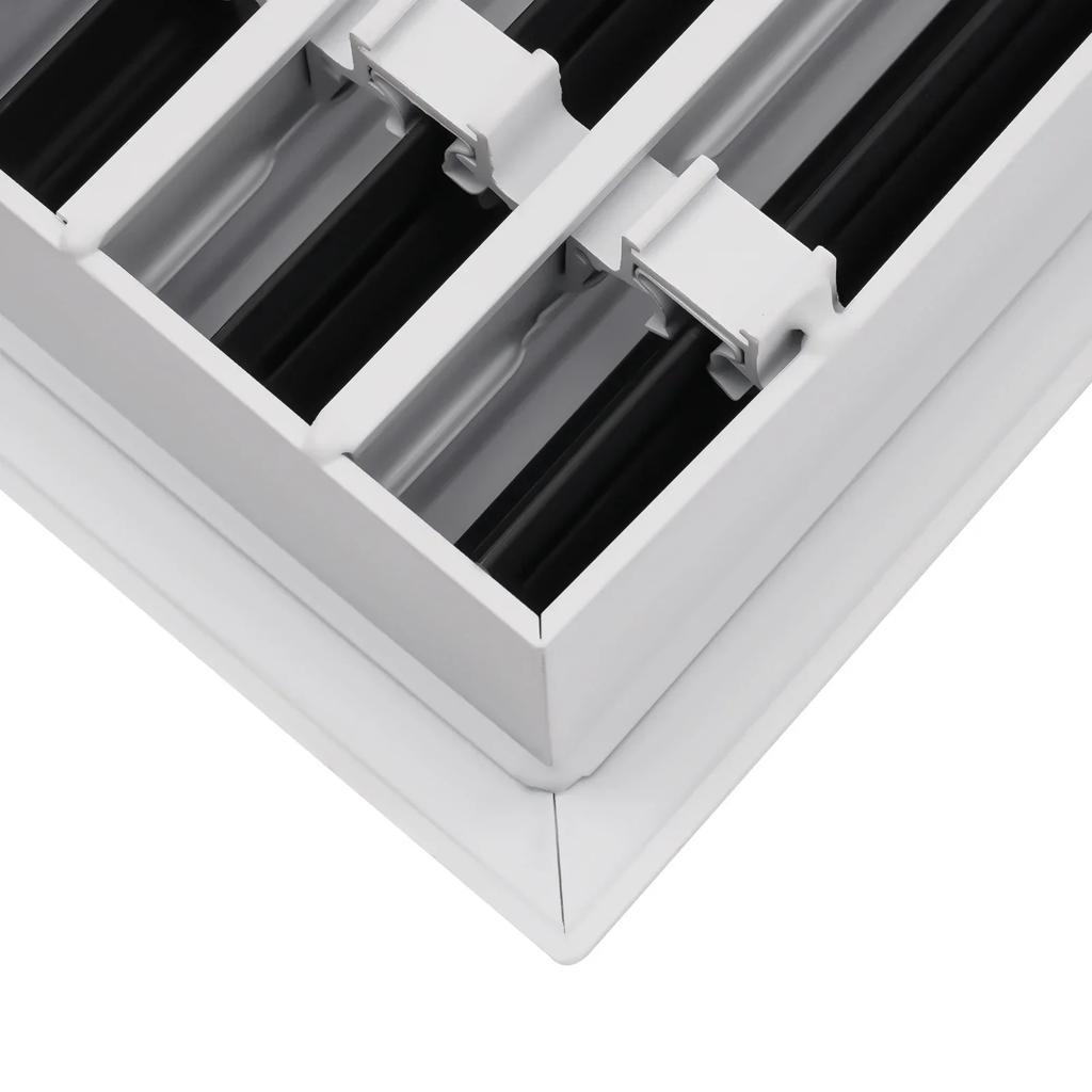 Bymaocar Modern Standard Linear Slot Diffuser,8-hole Aluminum Alloy Ventilation Grille,Register Grille for Ceiling&Walls&Floors