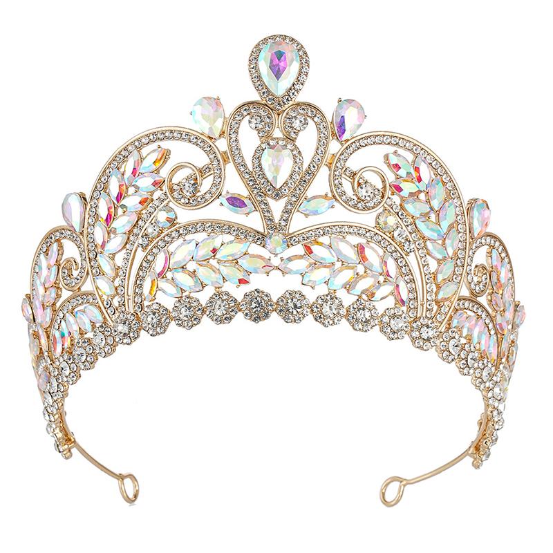 Elegant Wedding Crown for Brides Tiaras and Crowns Bridal Hair Jewelry Prom Pageant Headpiece Birthday Head Accessories
