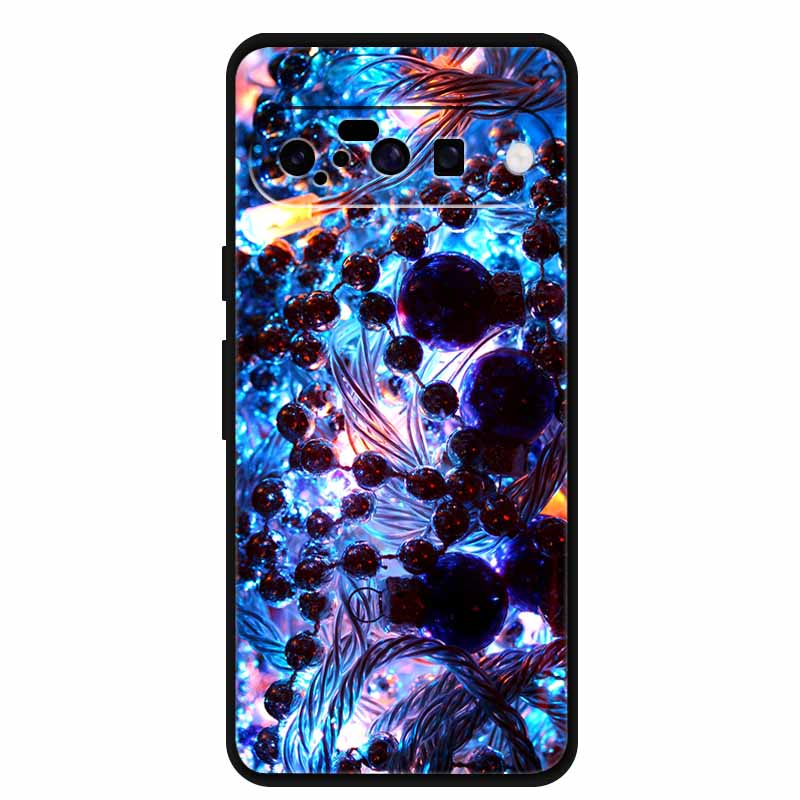 Christmas Phone Cases For Google Pixel 10 Case Silicone Soft Black Cover Christmas Tree for Pixel 10 Pro / 10 Pro XL Back Cover