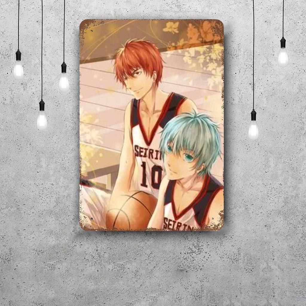 kuroko no basket replace plus Vintage Metal Tin Signs Posters Decor Retro Metal Plaque Wall Art Decor for Garage Bar