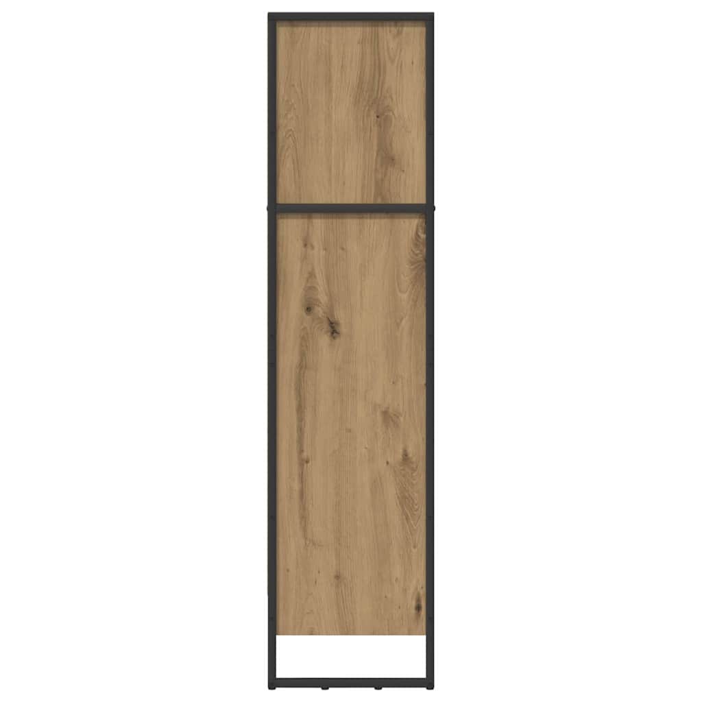 Bookshelf Rustic Oak Design 60 x 30 x 121 cm Engineered Wood