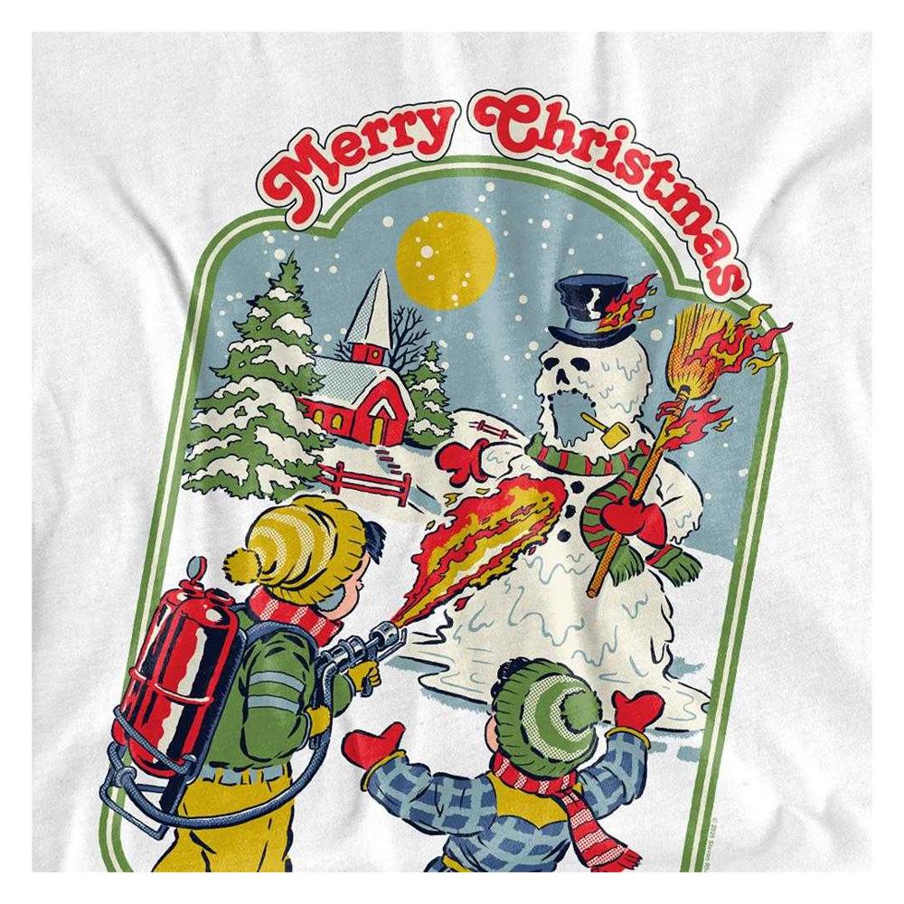 Steven Rhodes Unisex Adult My First Flamethrower Long-Sleeved T-Shirt