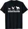 NKNSHOP Golden Evolution Quote for a Golden Retriever Owner T-Shirt, Long Sleeve Shirt, Sweatshirt, Hoodie