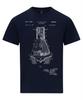 NASA Space Capsule Moon Mission 1959 Patent T-Shirt