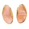 Stylish Multi Color Resin Ear Studs Stainless Steel Geometric Shaped Earrings Elegant Gold Tone Women Fashion Jewelry