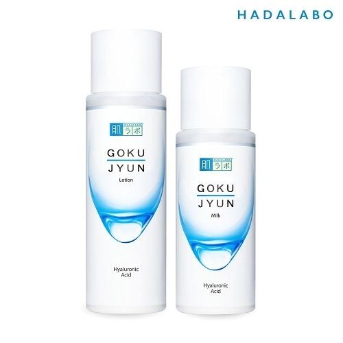 HADALABO GOKUJUN 2 types (Lotion 170ml + Milk 140ml)_637365