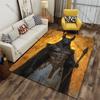 Majestic ancient deity warrior figure carpet Yoga living room room decor children's crawling mat doormat area rug