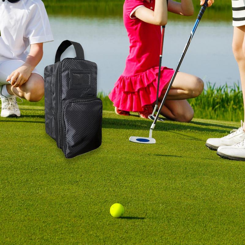 Golf Shoe Bag Golf Accessories Organizer Shoe Carrier Bag For Enthusiasts Professionals Players Travel Club Tournament Course