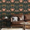 Boho Leaf Peel and Stick Wallpaper Floral Self Adhesive Wallpaper Waterproof Removable Contact Paper for Living Room Bedroom