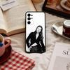 90s Brit Retro K-Kate M-Moss   Phone Case For Samsung S 25,24,23,22,30,21,10,9,Ultra,Plus,Lite,FE,4,5 G Soft Black Case