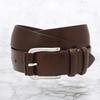 Italy Deep Brown Full Grain Leather Belt Dbbe6e605bk