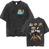 Rolig Debi Tirar Mas Fotos DTMF Vintage Tvättad T-shirt Bad Bunny Album 2026 Merch T-shirts Herr Dam Harajuku Överdimensionerad T-shirt