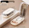 Pill Cutter & Divider: Precise 1/4 & 1/2 Cutting, Portable Pill Box