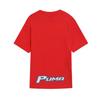 Puma Moto Ss25 Brand Logo Loose Casual Short Sleeve Dopamine Round Neck T-Shirt Men T-Shirts Red 633077-11