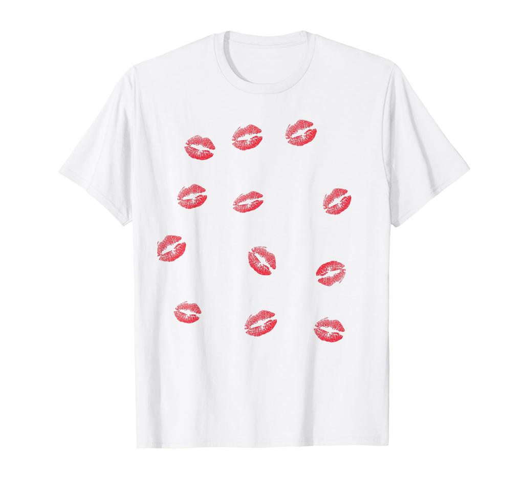 Kissed with Love: A Playful and Lighthearted Lipstick Kiss T-shirt