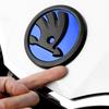 1 Stück Auto ABS Logo Auto Motorhaubenemblem Heckklappenabdeckung Für Skoda S Octavia Rapid Fabia A7 Superb KAMIQ Roomster VRS