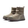 Li Ning Zhong Rong BOOT Abrasion Resistant Cushioning Slip Resistant Short Snow Boots Men's Umber AGCV507-3