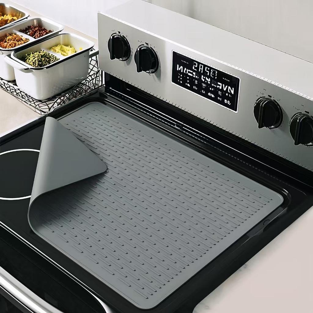 Silicone Thermal Insulation Mat Stove Mat Kitchen Countertop Drain Mat Anti-scalding and Non-slip Silicone Tableware Mat