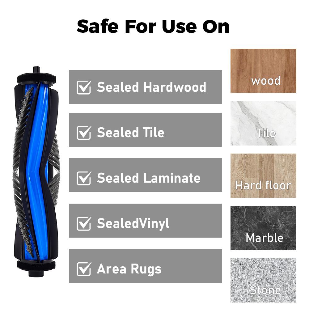 For Ecovacs Deebot T50 Pro/T50 PRO OMNI/T50 OMNI/X8 Pro OMNI/X8 Pro OMNI/N30 Omni/T80 Omni Robot Vacuum Cleaner Main Brush Parts