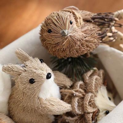 DIY Weihnachtsbaumschmuck Schaumstoff Kleiner Weihnachtsbaum Hängende Ornamente Tierfest Simulation Eichhörnchen Anhänger Neujahrsgeschenk