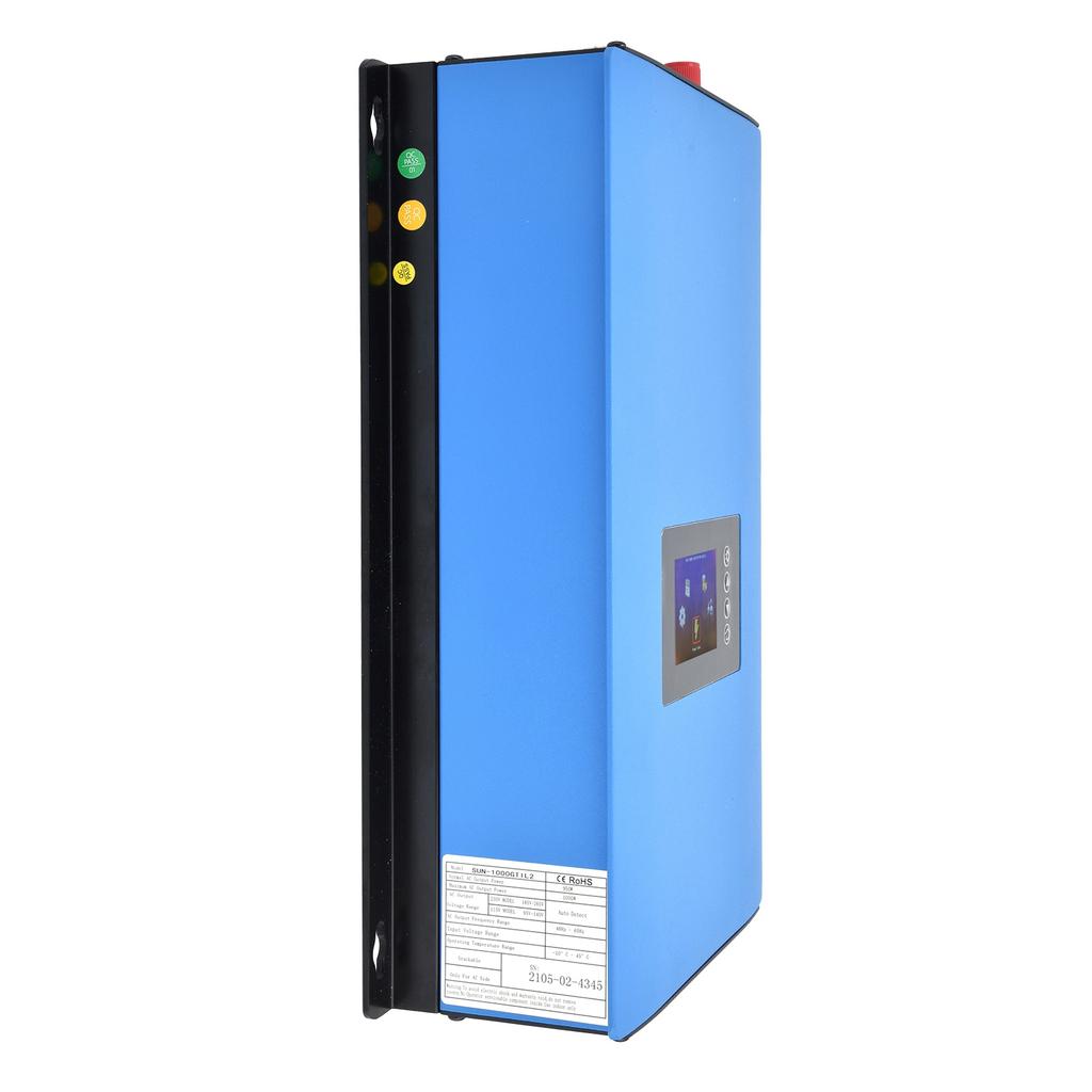 Solar Inverter Grid Tie 1000W LCD with Limiter for PV Panels Battery Discharge