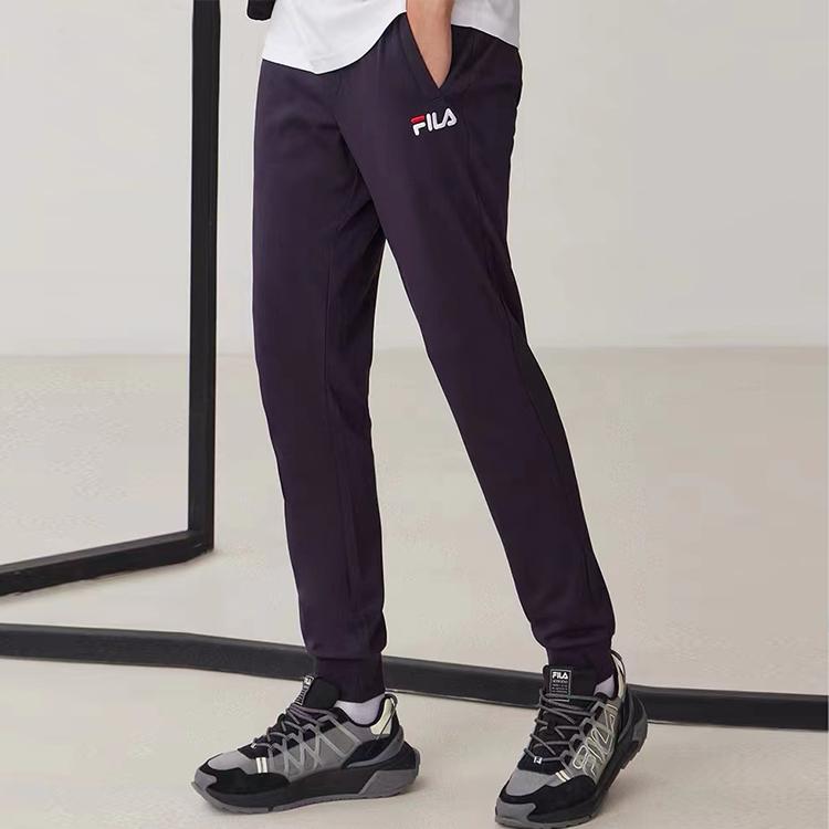 New FILA Knitted Sports Pants Men's Legend Blue F51M138616FNV