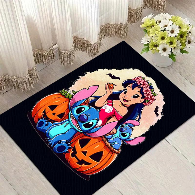 

1pc Stitch Pattern Area Rug Soft Flannel Floor Mat for Living Room,Office,Bedroom and Carpet 60cm by 90cm