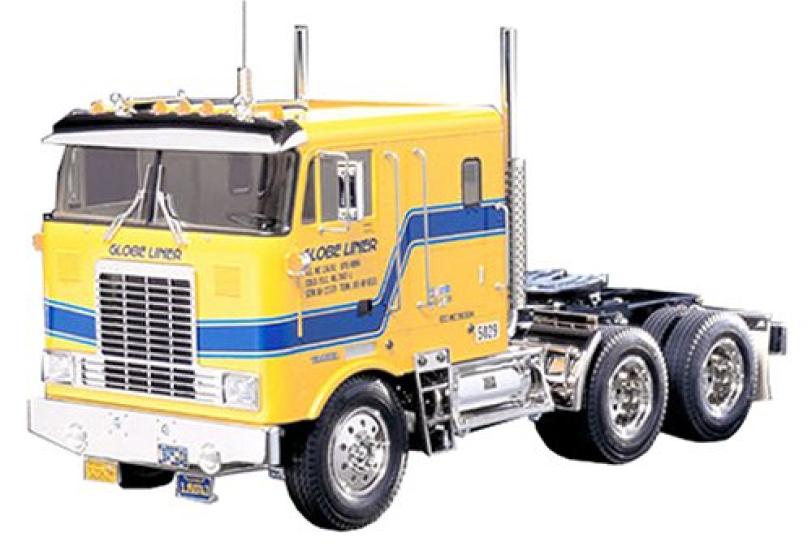 

Tamiya 114 Electric RC Big Truck Series No.04 Trailer Head Globe Liner Radio Controlled TAM56304