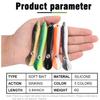 Fishing Lures 5 Pack Soft Bionic Lures Simulated Bass Lures Fishing Materials Loach Soft Lures Slow Sinking Bionic Swim Lures for Outdoor Fishing