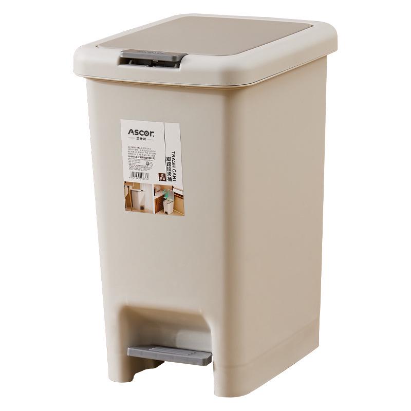 2025 Trash Can with Lid & Foot Pedal for Kitchen, Bathroom, Bedroom, Living Room, Office