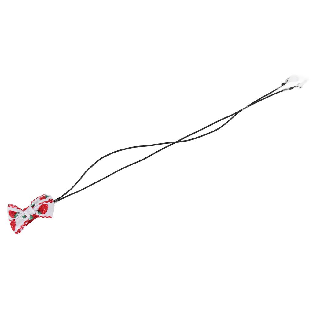 Hearing Aid Clip Rope 2 Fixation Rings Beautiful Bow Clips Prevent Lost Hearing Aids Holder Lanyard