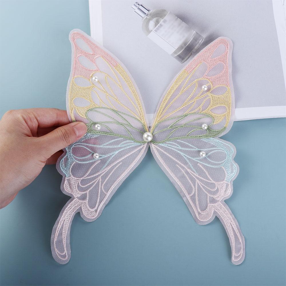 Garment Sewing Embroidered Patch Apparel Accessories Butterfly Appliques Clothing Stickers