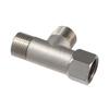 Coated Bidet T Adapter Brass 3 Way Splitter Tee Connector  Bidet