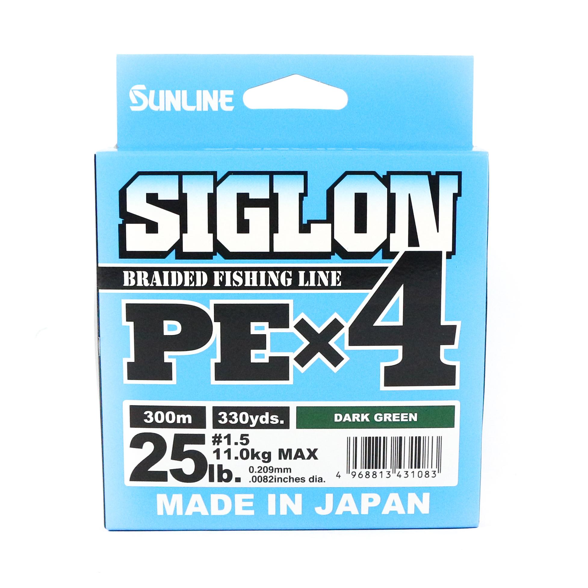 

Sunline PE Line X4 Siglon 300M PE 1,5 25 фунтов темно-зеленый (1083)
