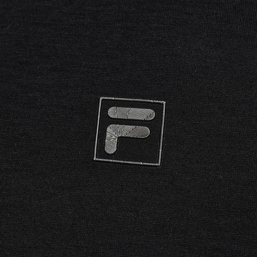 FILA White Fashion Casual Comfortable Simple Versatile Long Sleeve Polo Shirt Men tops F11M533204FBK