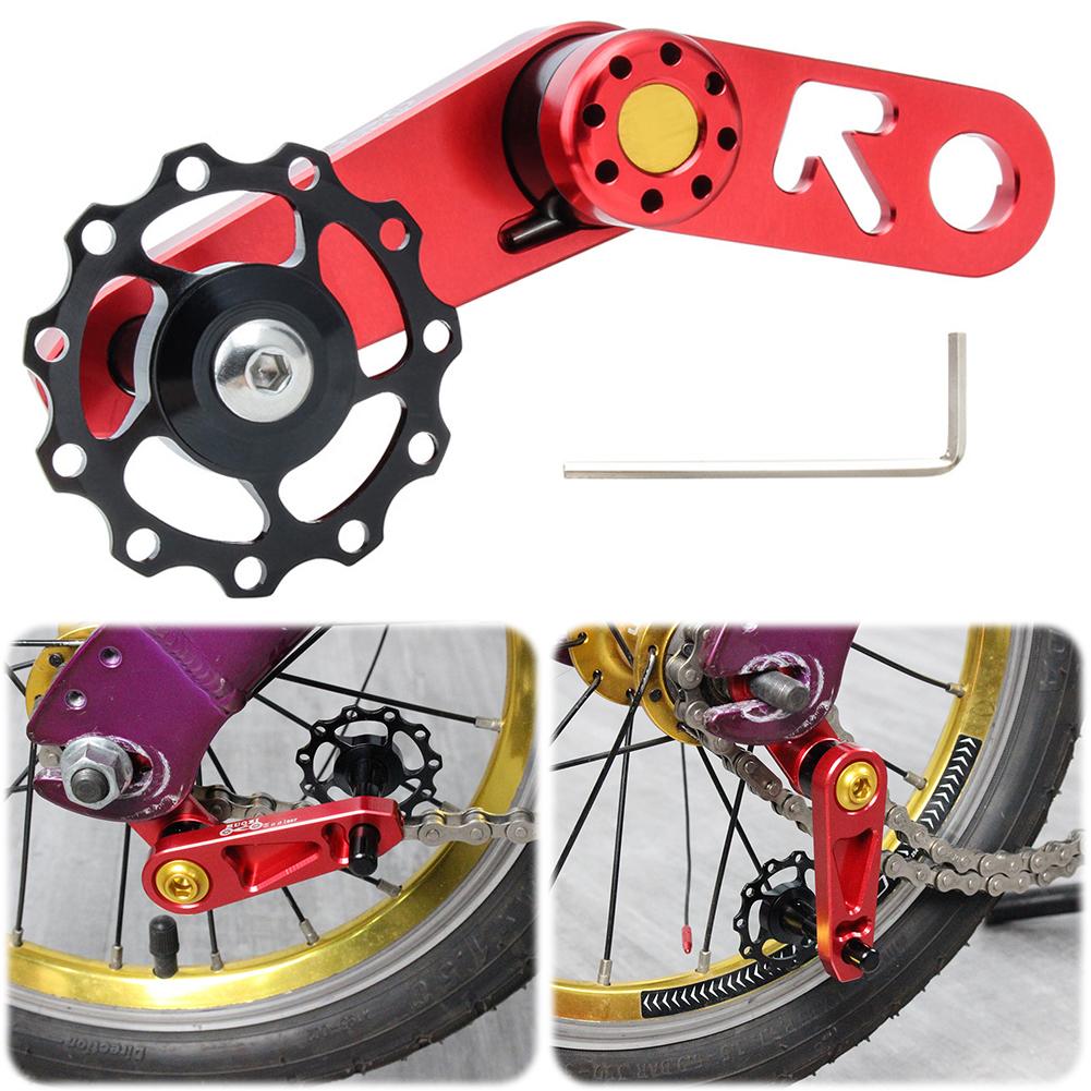 Bicycle Single Speed Chain Guide Aluminum Alloy Single Speed Cycling Chain Tensioner Bicycle Accessories