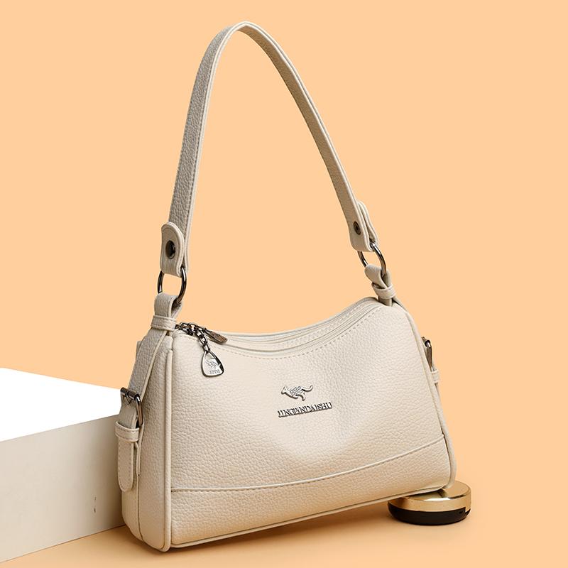 Women's Bag Soft Leather Shoulder Crossbody Bag Underarm Handbag