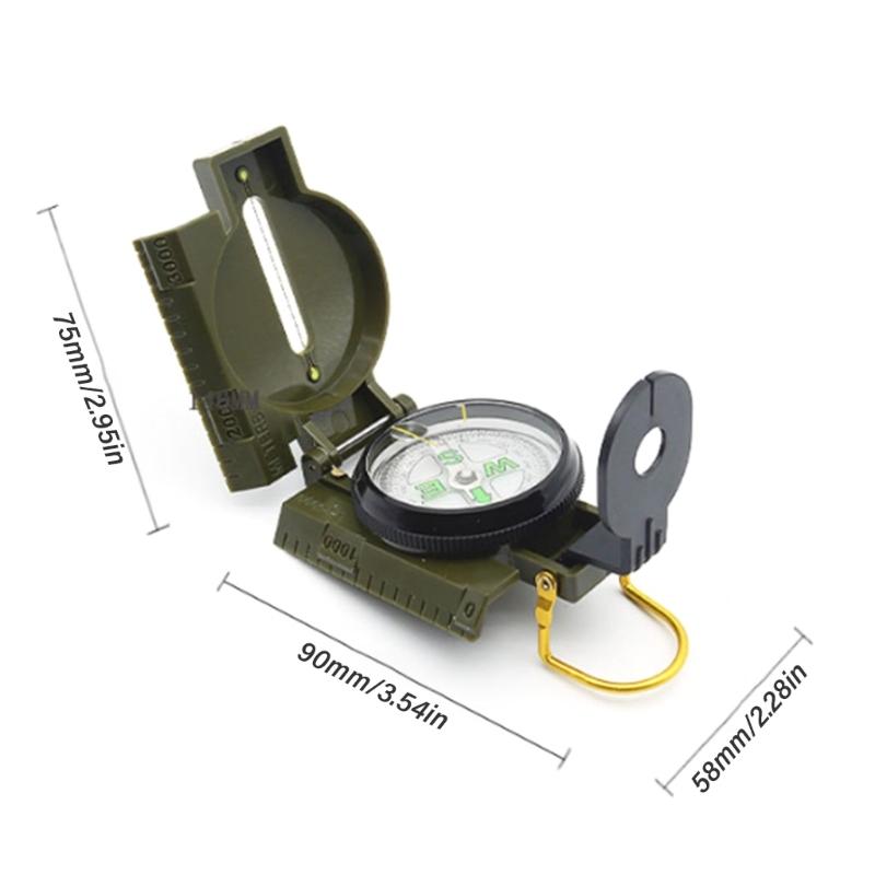 Multifunctional Compasses Phosphorescent Lensatic Compasses Portability Compasses for Survival Training